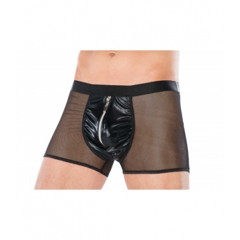 Bokserki ze srebrnym zamkiem